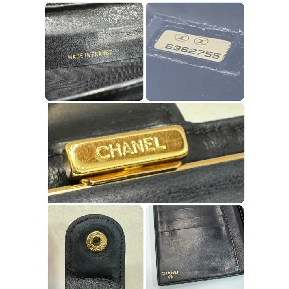 CHANEL Black Cavier CC Leather Long Wallet - Picture 4 of 10